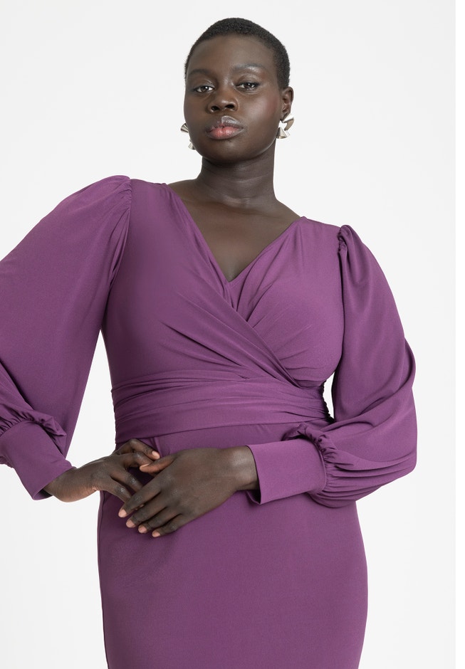 Cross Front Midi Dress image number 2