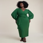 Cross Front Midi Dress image number null