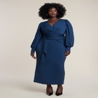 Cross Front Midi Dress image number null