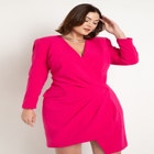 Blazer Dress With Sharp Shoulder image number null