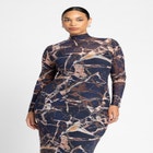 Mesh Midi Dress image number null