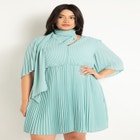 Scarf Neck Mini Dress image number null