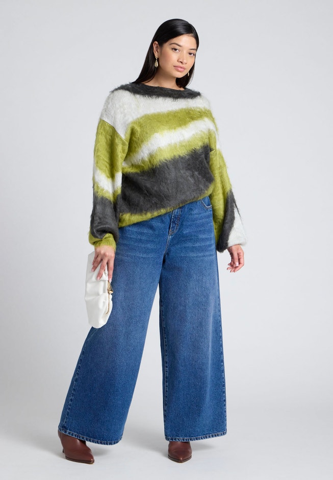 Fuzzy Marble Sweater image number 4