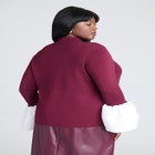 Bell Sleeve Sweater With Keyhole image number null