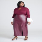 Bell Sleeve Sweater With Keyhole image number null