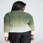 Ombre Wrap Button Down Top image number null