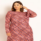 Back Surplice Jersey Dress image number null