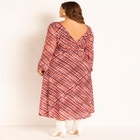 Back Surplice Jersey Dress image number null