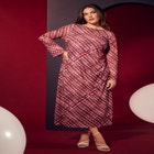 Back Surplice Jersey Dress image number null