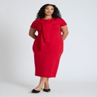 Sleeve Detail Sweater Dress image number null