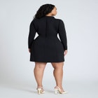 Mock Neck Mini Dress image number null