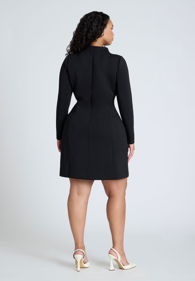 Mock Neck Mini Dress image number 1
