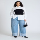 Sweater Tube Twofer Top image number null