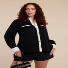 Combo Collared Long Sleeve Shirt image number null