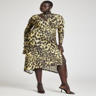 Printed Dress With Asym Hem image number null