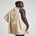 Pleated Shoulder Mini Dress image number null