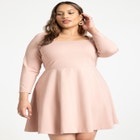 Square Neck Mini Dress image number null