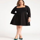 Square Neck Mini Dress image number null