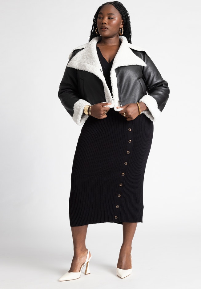 Short Sherpa Moto Jacket image number 2