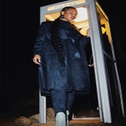 Barkwood x ELOQUII Faux Suede Trench image number null