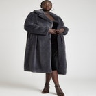 Faux Fur Long Coat image number null