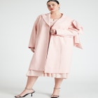 Coat With Bow Sleeve Detail image number null