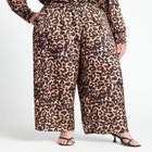 Pull On Printed Wide Leg Pant image number null