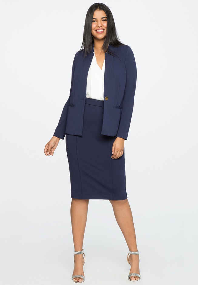 The Ultimate Stretch One Button Blazer image number 2