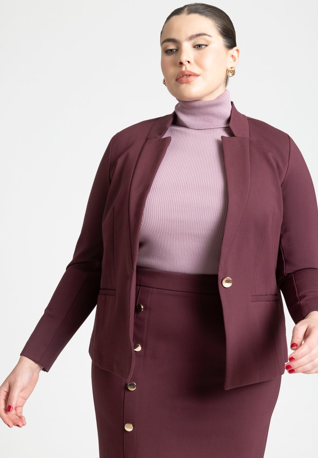 The Ultimate Stretch One Button Blazer image number 1