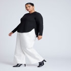 Scoop Hem Sweater image number null