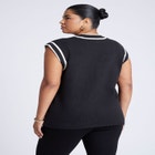 Oversized Sweater Vest image number null