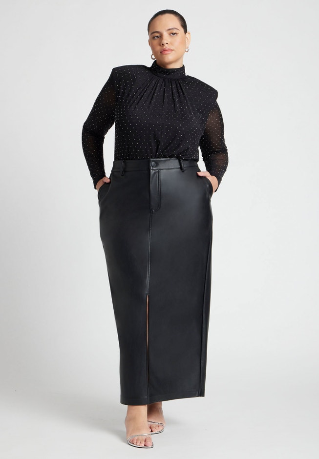 Embellished Strong Shoulder Top image number 2