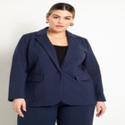 The Ultimate Stretch Long One Button Blazer image number null