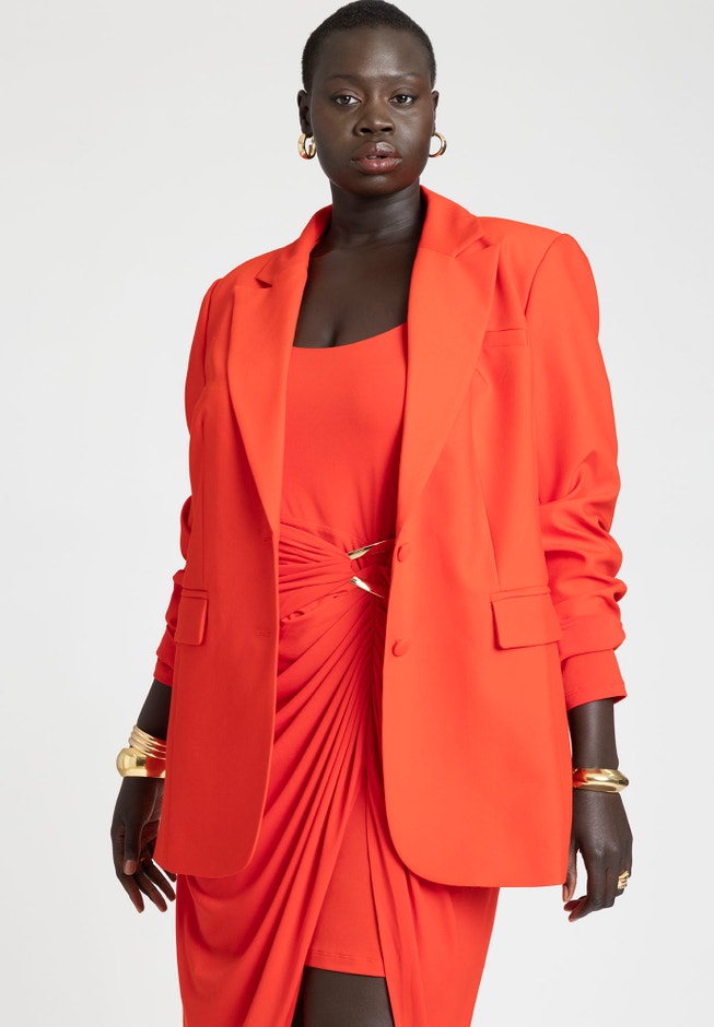 Oversized Single Breasted Blazer image number 4