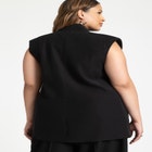 Longline Double Breasted Vest image number null