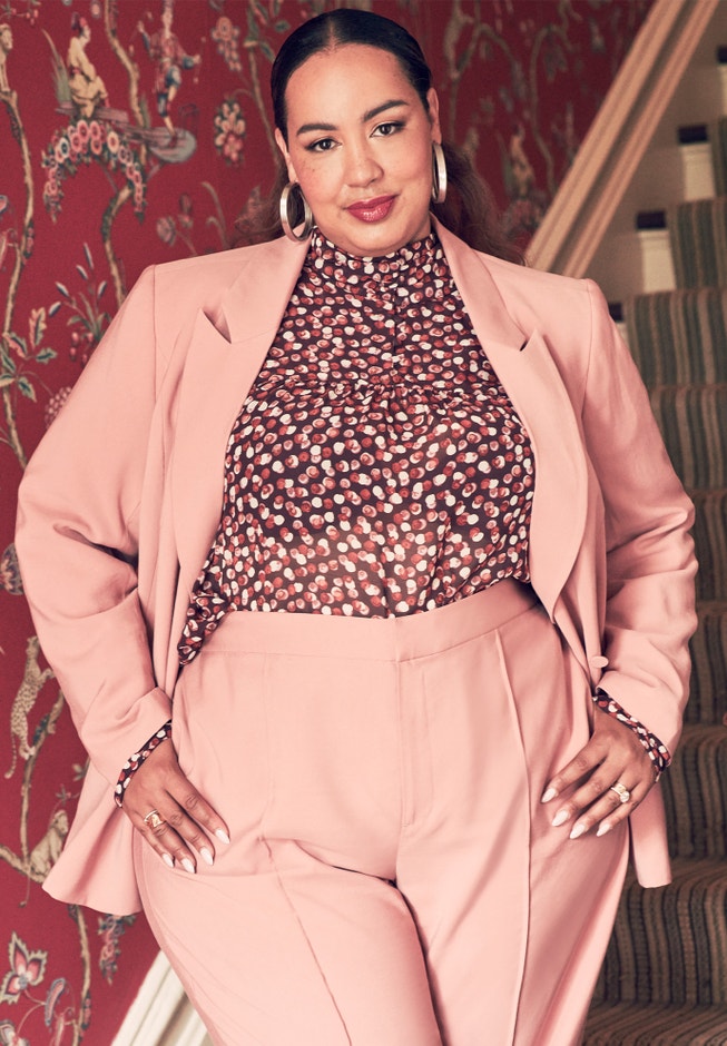 Oversized Double Breasted Blazer image number null
