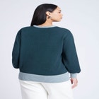 Contrast Rib Sweater image number null
