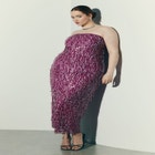 Strapless Paillette Dress image number null