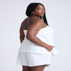 Linen Column Tube Top image number null