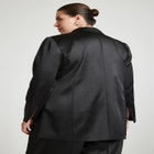 Satin Double Breasted Blazer image number null