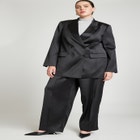 Satin Double Breasted Blazer image number null