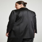 Satin Double Breasted Blazer image number null