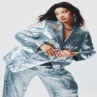 Silver Shimmer Blazer image number null