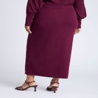 Sweater Column Skirt image number null