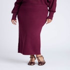 Sweater Column Skirt image number null