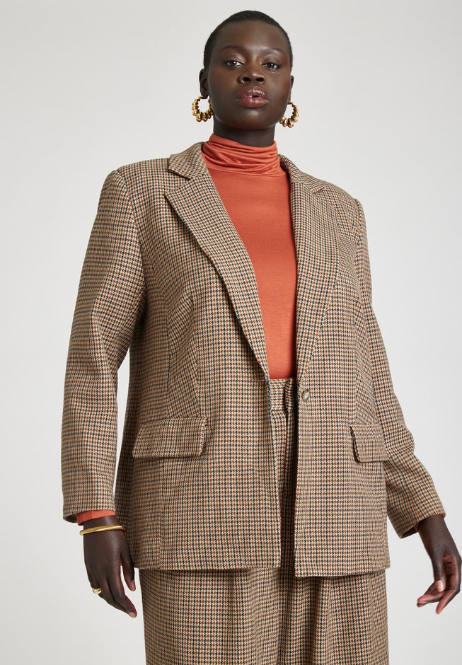 Relaxed Boyfriend Blazer image number null