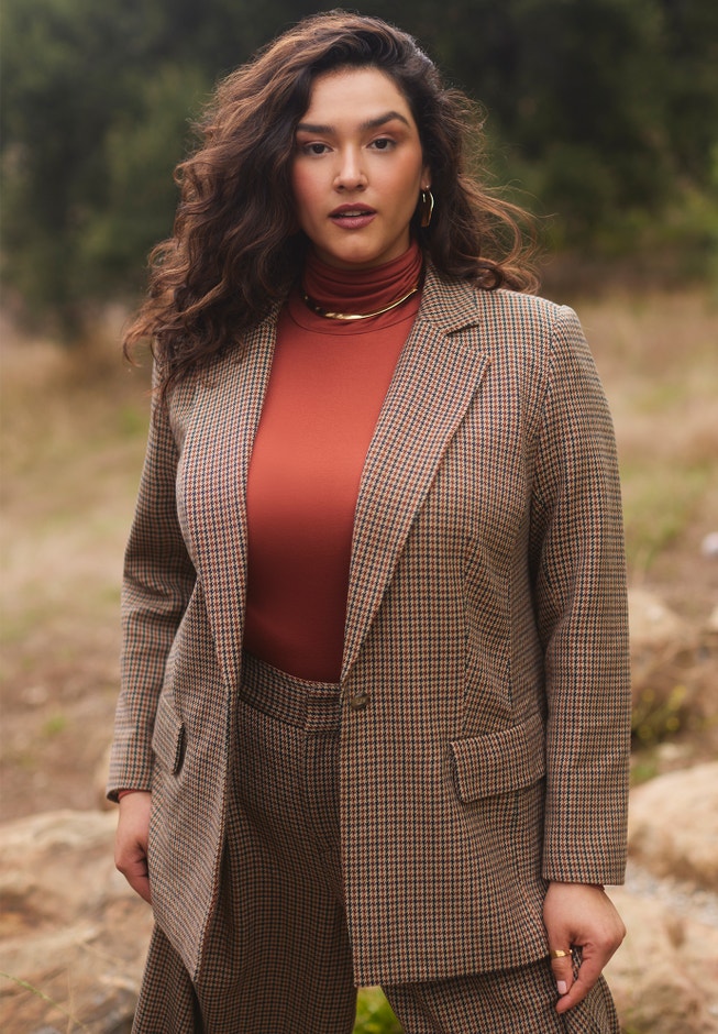 Relaxed Boyfriend Blazer image number null