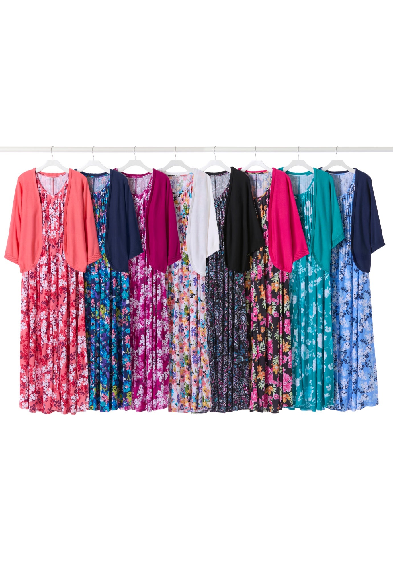 Rib Trim Cardigan Shrug image number 4