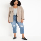 The 365 Semi Stretch Two Button Blazer image number null