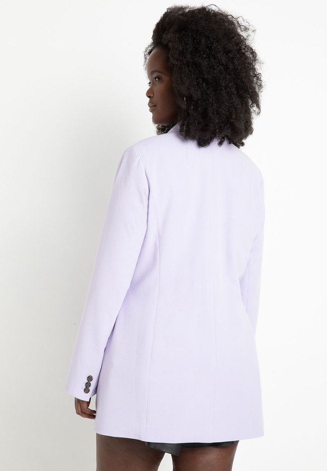 The 365 Semi Stretch Two Button Blazer image number 1